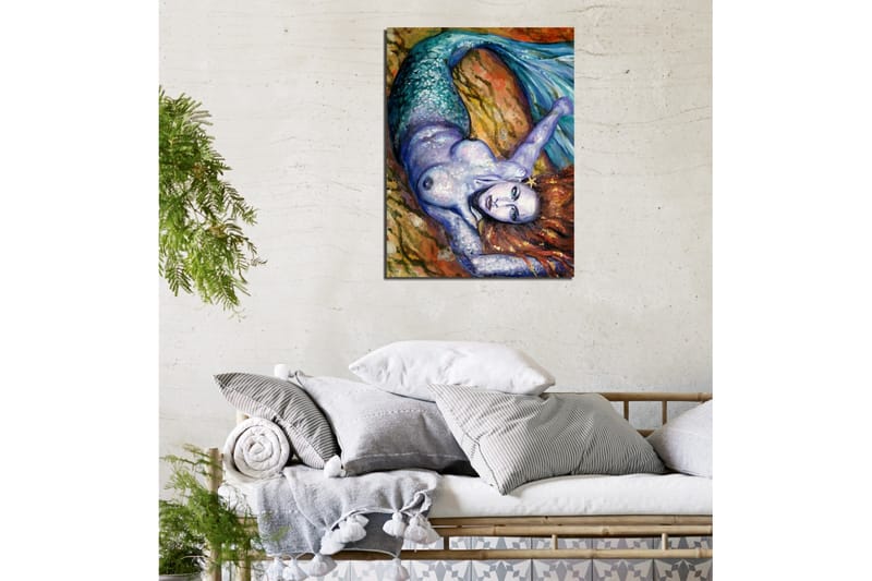 Dekorativt Canvas Maleri - Flerfarvet - Boligtilbehør - Billeder & kunst - Billeder på lærred