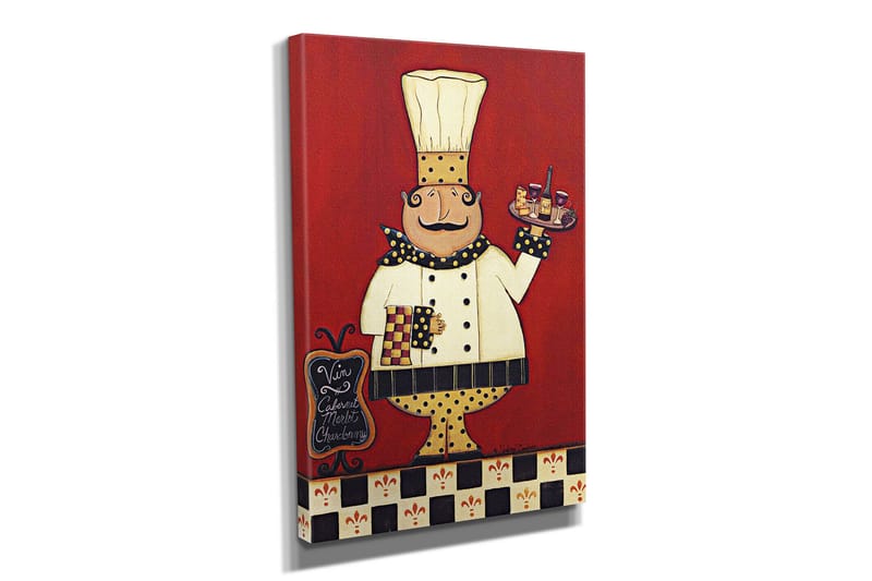 Dekorativt Canvas Maleri - Flerfarvet - Boligtilbehør - Billeder & kunst - Billeder på lærred