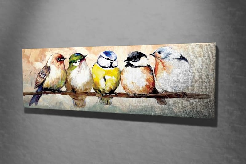 Dekorativt Canvas Maleri - Flerfarvet - Boligtilbehør - Billeder & kunst - Billeder på lærred
