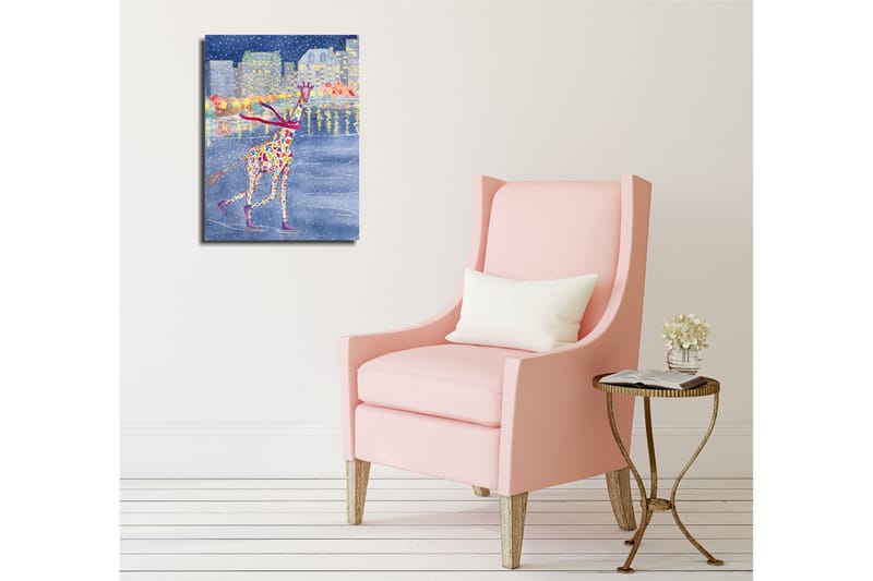 Dekorativt Canvas Maleri - Flerfarvet - Boligtilbehør - Billeder & kunst - Billeder på lærred