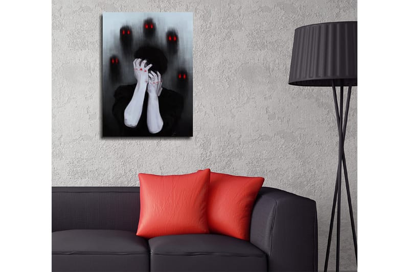 Dekorativt Canvas Maleri - Flerfarvet - Boligtilbehør - Billeder & kunst - Billeder på lærred