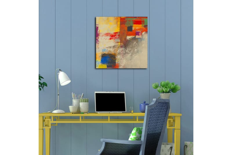 Dekorativt Canvas Maleri - Flerfarvet - Boligtilbehør - Billeder & kunst - Billeder på lærred