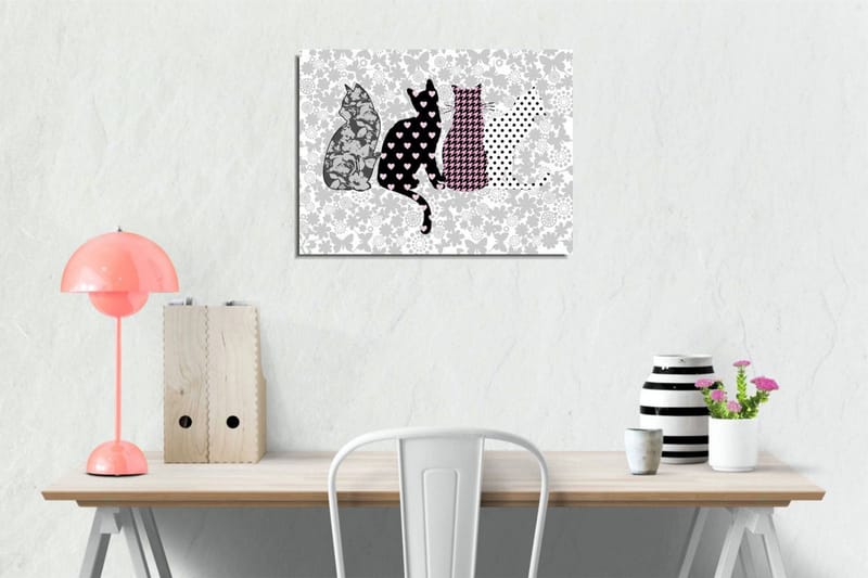 Dekorativt Canvas Maleri - Flerfarvet - Boligtilbehør - Billeder & kunst - Billeder på lærred