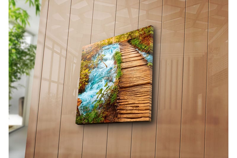 Dekorativt Canvas Maleri - Flerfarvet - Boligtilbehør - Billeder & kunst - Billeder på lærred