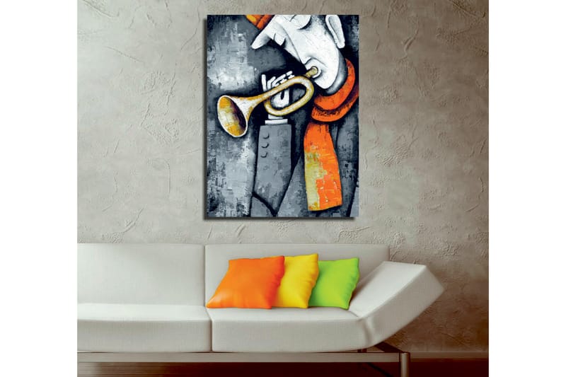 Dekorativt Canvas Maleri - Flerfarvet - Boligtilbehør - Billeder & kunst - Billeder på lærred
