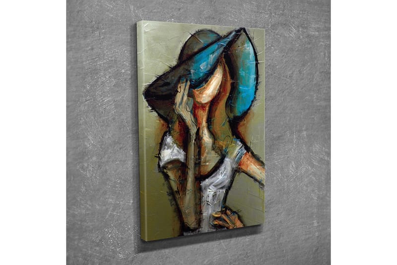 Dekorativt Canvas Maleri - Flerfarvet - Boligtilbehør - Billeder & kunst - Billeder på lærred