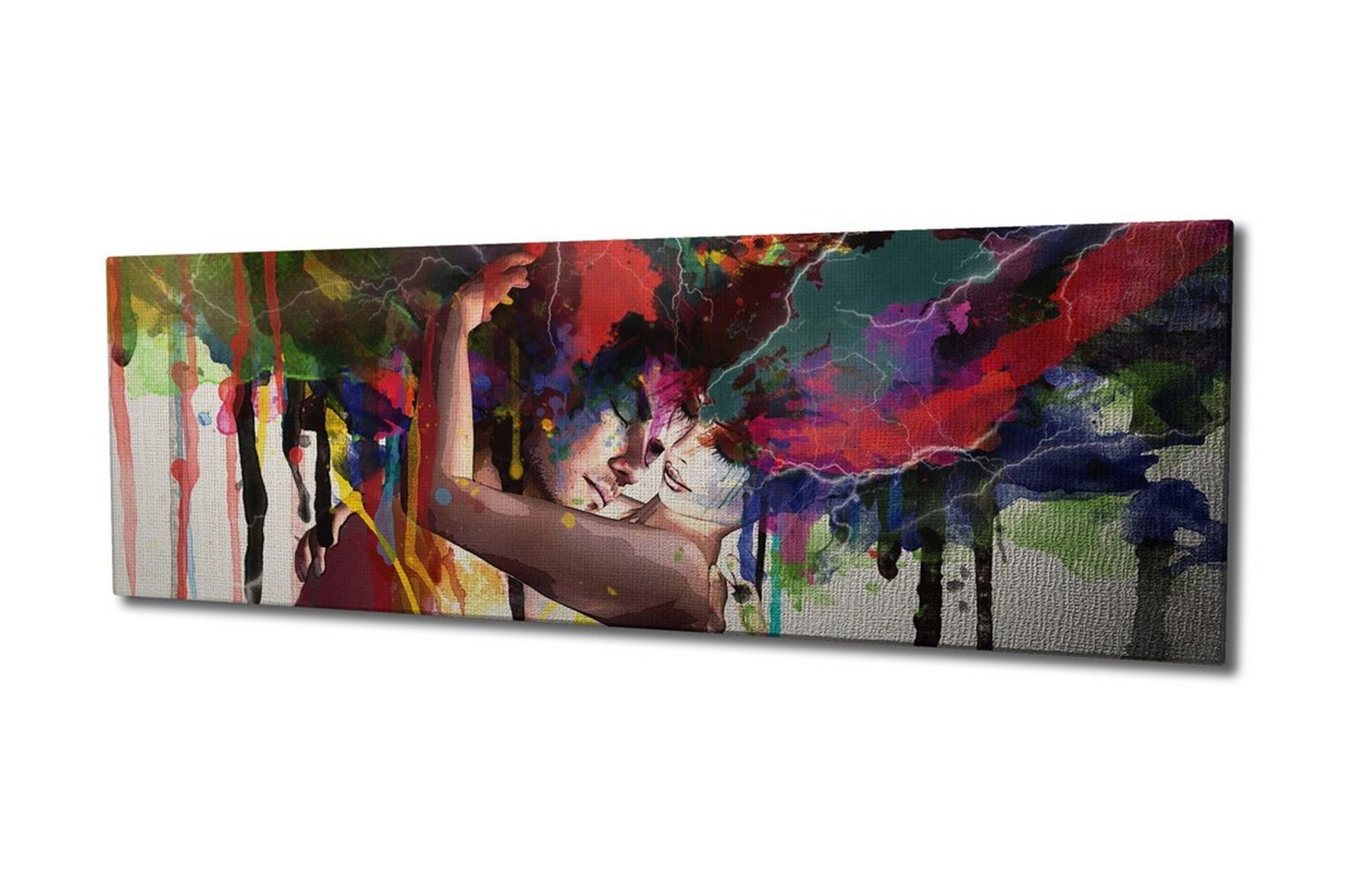 Dekorativt Canvas Maleri - Flerfarvet - Boligtilbehør - Billeder & kunst - Billeder på lærred