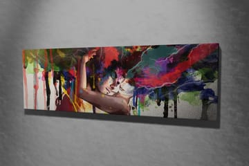 Dekorativt Canvas Maleri - Flerfarvet - Boligtilbehør - Billeder & kunst - Billeder på lærred