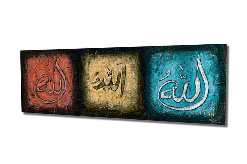 Dekorativt Canvas Maleri - Flerfarvet - Boligtilbehør - Billeder & kunst - Billeder på lærred