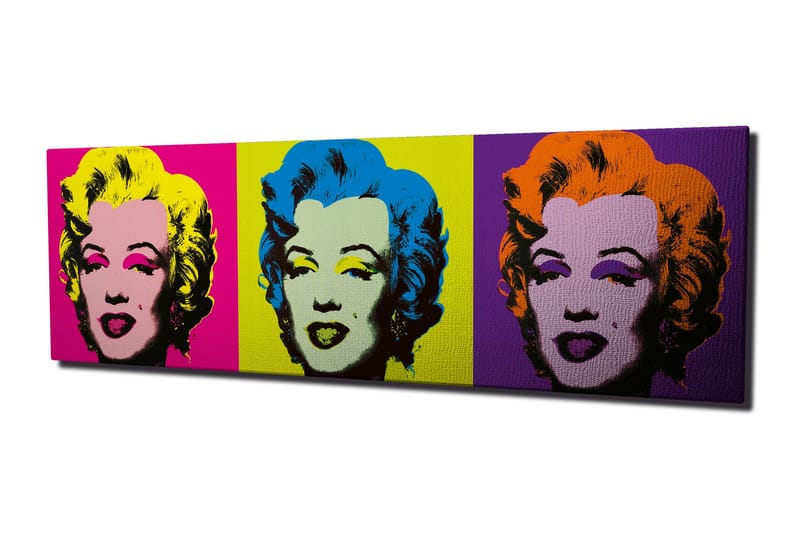 Dekorativt Canvas Maleri - Flerfarvet - Boligtilbehør - Billeder & kunst - Billeder på lærred