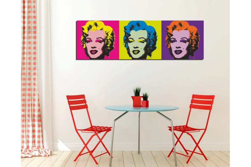 Dekorativt Canvas Maleri - Flerfarvet - Boligtilbehør - Billeder & kunst - Billeder på lærred