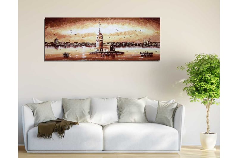 Dekorativt Canvas Maleri - Flerfarvet - Boligtilbehør - Billeder & kunst - Billeder på lærred