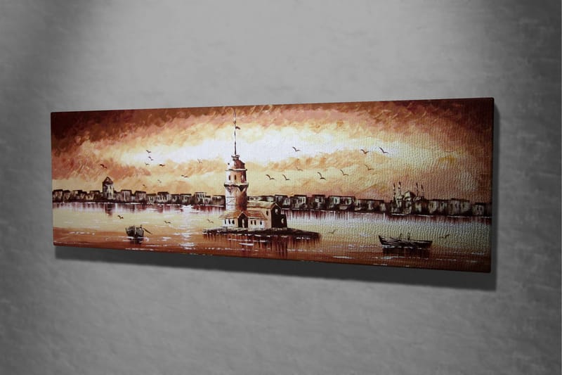 Dekorativt Canvas Maleri - Flerfarvet - Boligtilbehør - Billeder & kunst - Billeder på lærred
