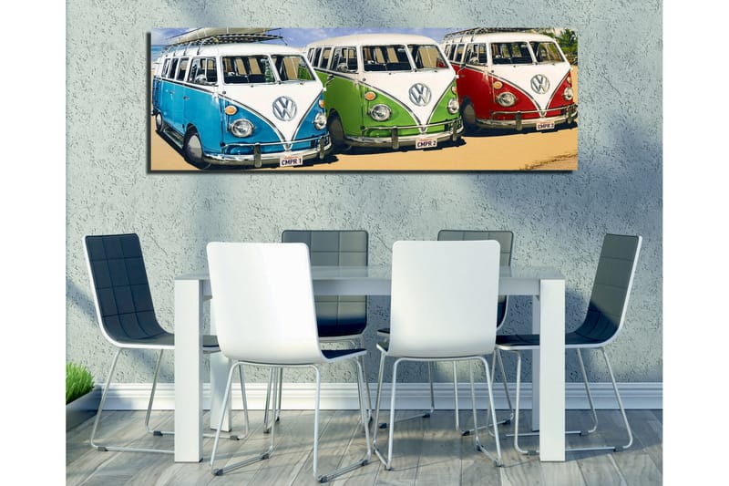 Dekorativt Canvas Maleri - Flerfarvet - Boligtilbehør - Billeder & kunst - Billeder på lærred