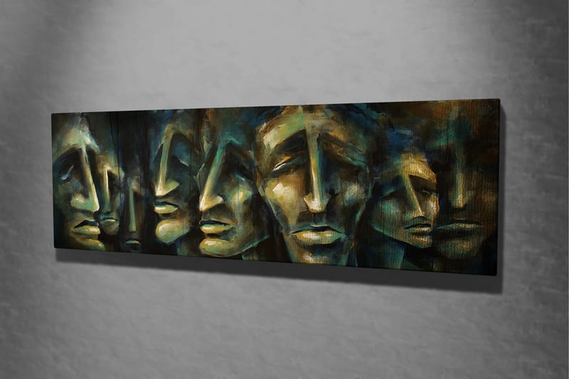 Dekorativt Canvas Maleri - Flerfarvet - Boligtilbehør - Billeder & kunst - Billeder på lærred