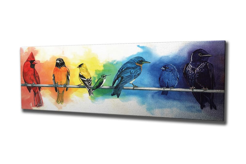 Dekorativt Canvas Maleri - Flerfarvet - Boligtilbehør - Billeder & kunst - Billeder på lærred
