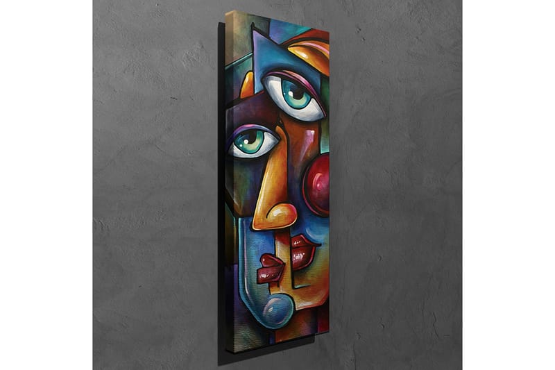 Dekorativt Canvas Maleri - Flerfarvet - Boligtilbehør - Billeder & kunst - Billeder på lærred
