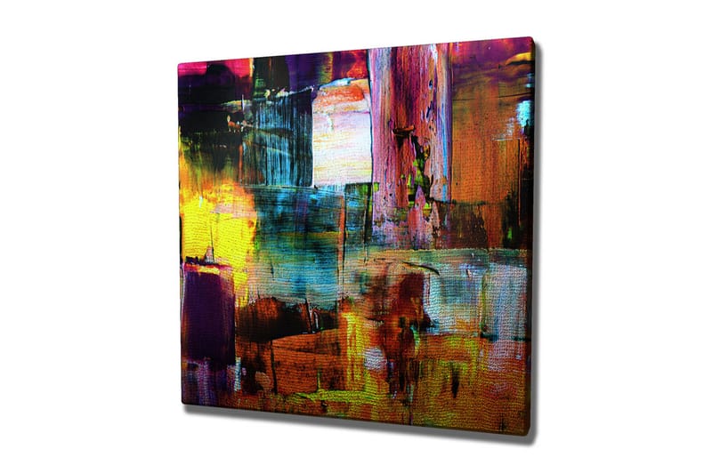 Dekorativt Canvas Maleri - Flerfarvet - Boligtilbehør - Billeder & kunst - Billeder på lærred