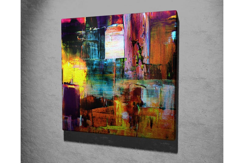 Dekorativt Canvas Maleri - Flerfarvet - Boligtilbehør - Billeder & kunst - Billeder på lærred