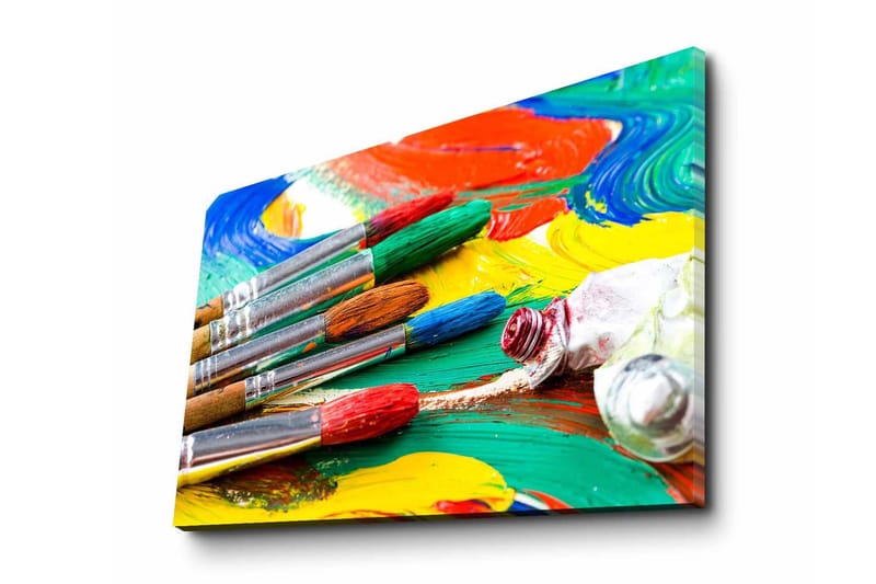 Dekorativt Canvas Maleri - Flerfarvet - Boligtilbehør - Billeder & kunst - Billeder på lærred
