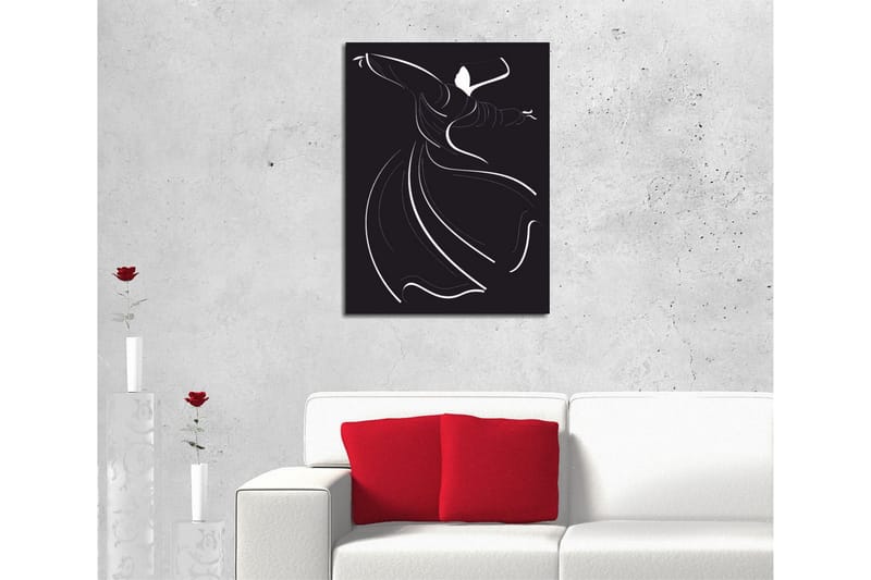 Dekorativt Canvas Maleri - Flerfarvet - Boligtilbehør - Billeder & kunst - Billeder på lærred