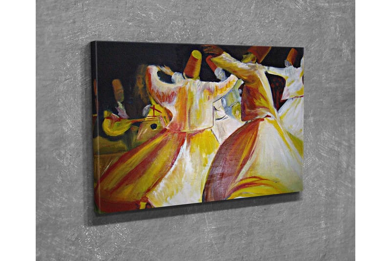 Dekorativt Canvas Maleri - Flerfarvet - Boligtilbehør - Billeder & kunst - Billeder på lærred