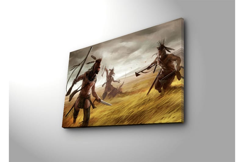 Dekorativt Canvas Maleri - Flerfarvet - Boligtilbehør - Billeder & kunst - Billeder på lærred