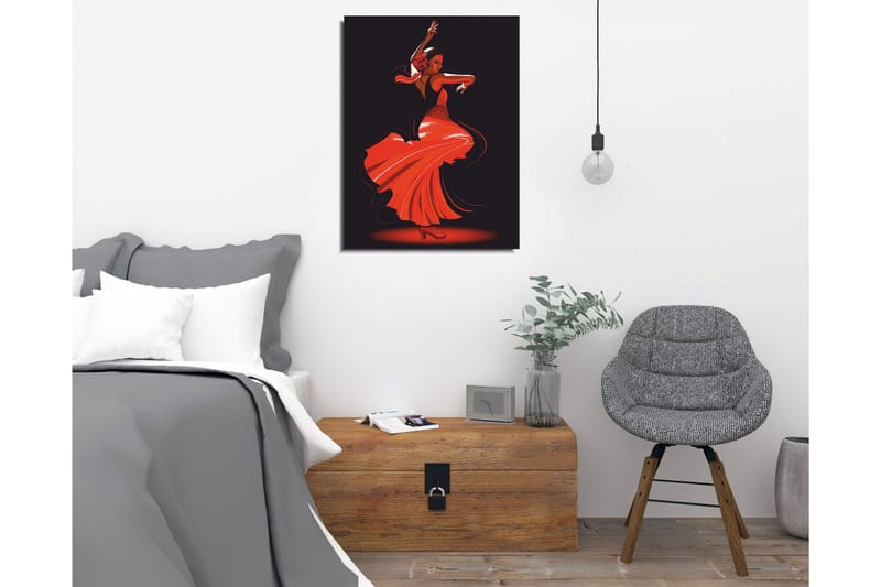 Dekorativt Canvas Maleri - Flerfarvet - Boligtilbehør - Billeder & kunst - Billeder på lærred