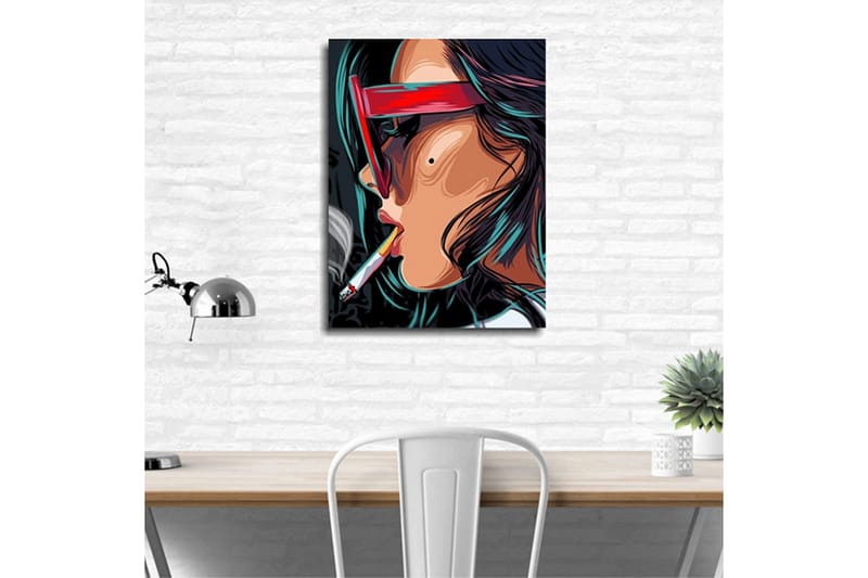 Dekorativt Canvas Maleri - Flerfarvet - Boligtilbehør - Billeder & kunst - Billeder på lærred