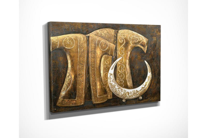 Dekorativt Canvas Maleri - Flerfarvet - Boligtilbehør - Billeder & kunst - Billeder på lærred
