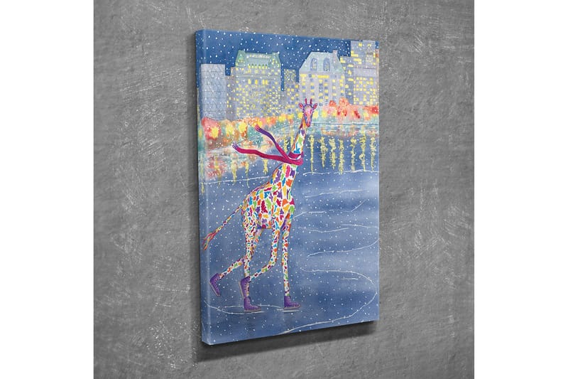 Dekorativt Canvas Maleri - Flerfarvet - Boligtilbehør - Billeder & kunst - Billeder på lærred