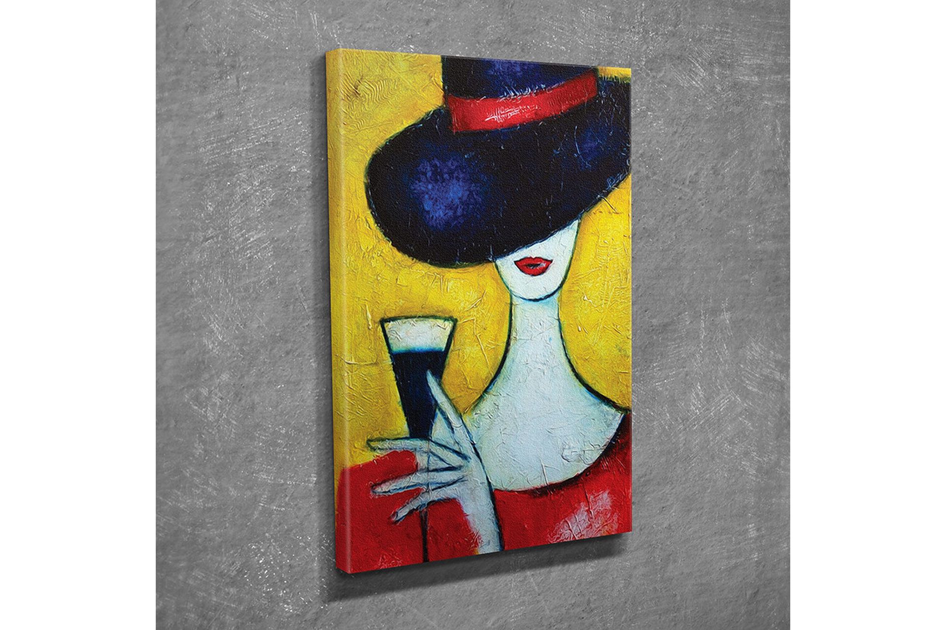 Dekorativt Canvas Maleri - Flerfarvet - Boligtilbehør - Billeder & kunst - Billeder på lærred