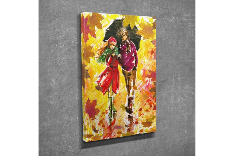Dekorativt Canvas Maleri - Flerfarvet - Boligtilbehør - Billeder & kunst - Billeder på lærred