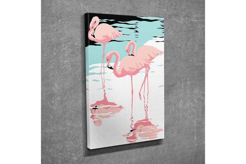 Dekorativt Canvas Maleri - Flerfarvet - Boligtilbehør - Billeder & kunst - Billeder på lærred