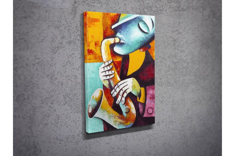 Dekorativt Canvas Maleri - Flerfarvet - Boligtilbehør - Billeder & kunst - Billeder på lærred