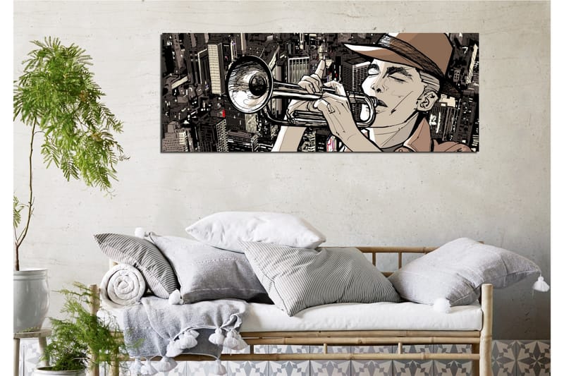 Dekorativt Canvas Maleri - Flerfarvet - Boligtilbehør - Billeder & kunst - Billeder på lærred