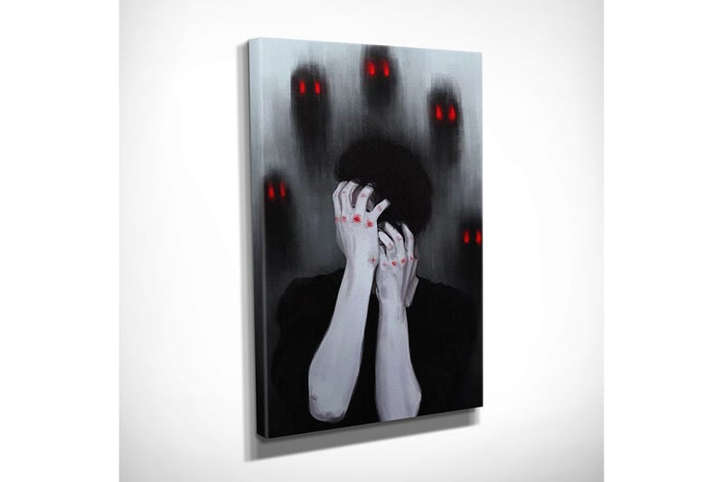 Dekorativt Canvas Maleri - Flerfarvet - Boligtilbehør - Billeder & kunst - Billeder på lærred