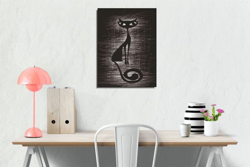 Dekorativt Canvas Maleri - Flerfarvet - Boligtilbehør - Billeder & kunst - Billeder på lærred