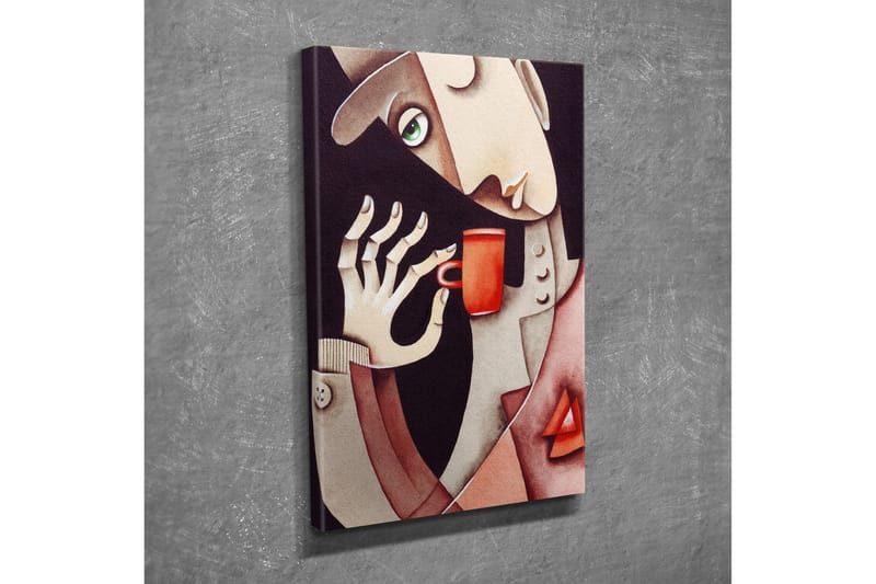 Dekorativt Canvas Maleri - Flerfarvet - Boligtilbehør - Billeder & kunst - Billeder på lærred