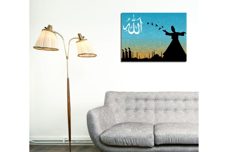 Dekorativt Canvas Maleri - Flerfarvet - Boligtilbehør - Billeder & kunst - Billeder på lærred