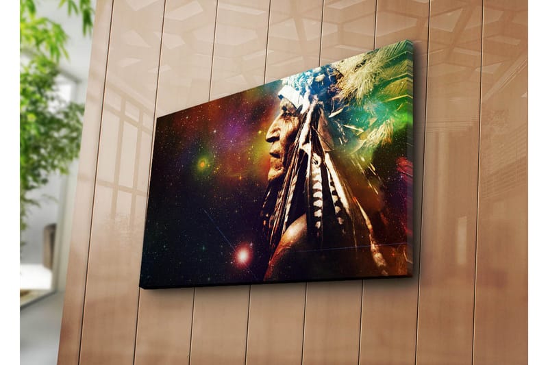 Dekorativt Canvas Maleri - Flerfarvet - Boligtilbehør - Billeder & kunst - Billeder på lærred