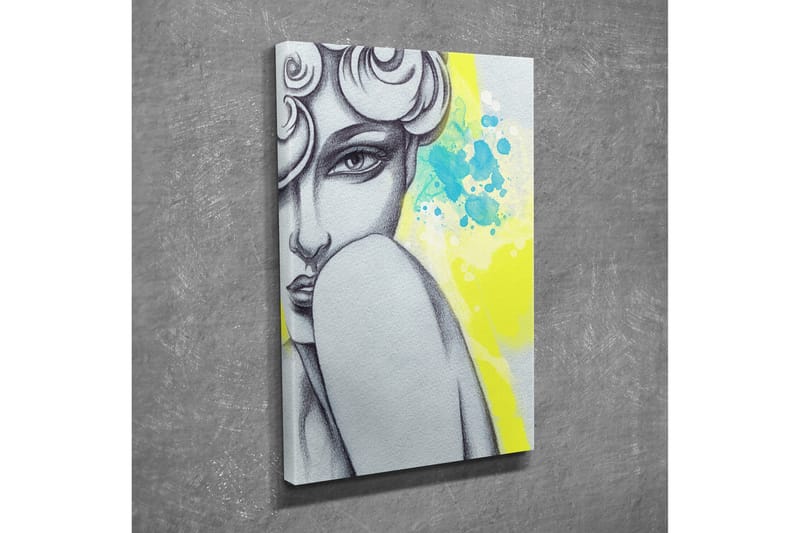 Dekorativt Canvas Maleri - Flerfarvet - Boligtilbehør - Billeder & kunst - Billeder på lærred