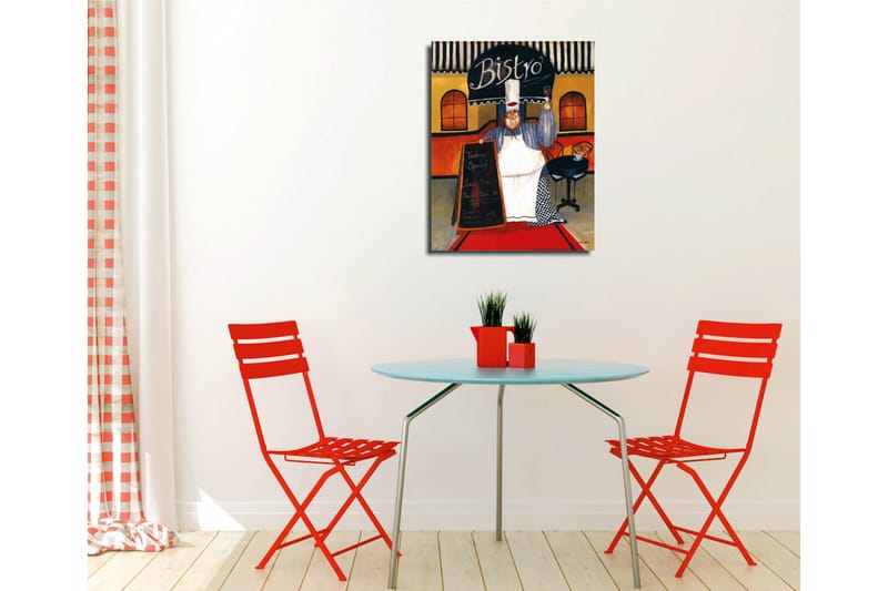Dekorativt Canvas Maleri - Flerfarvet - Boligtilbehør - Billeder & kunst - Billeder på lærred