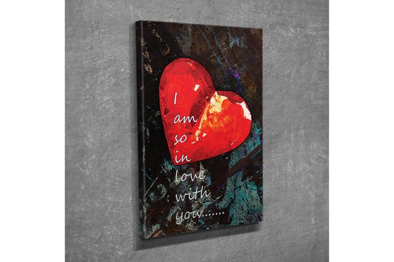 Dekorativt Canvas Maleri - Flerfarvet - Boligtilbehør - Billeder & kunst - Billeder på lærred