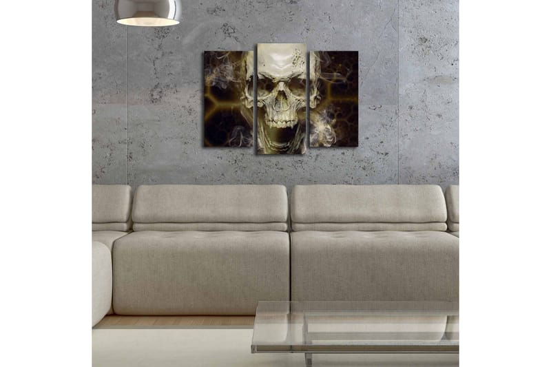 Dekorativt Canvas Maleri LED-belysning 3 Dele - Flerfarvet - Boligtilbehør - Billeder & kunst - Billeder på lærred