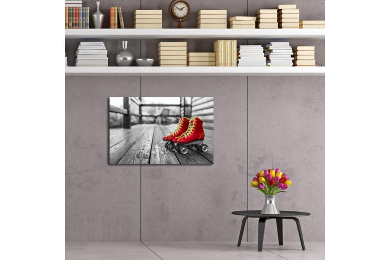 Dekorativt Canvas Maleri LED-belysning - Flerfarvet - Boligtilbehør - Billeder & kunst - Billeder på lærred