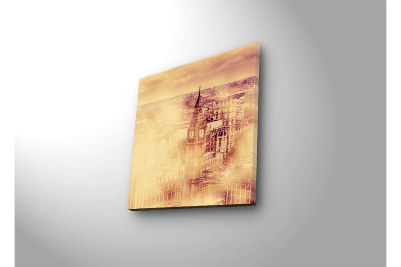 Dekorativt Canvas Maleri LED-belysning - Flerfarvet - Boligtilbehør - Billeder & kunst - Billeder på lærred