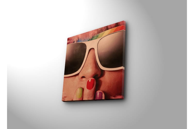 Dekorativt Canvas Maleri LED-belysning - Flerfarvet - Boligtilbehør - Billeder & kunst - Billeder på lærred
