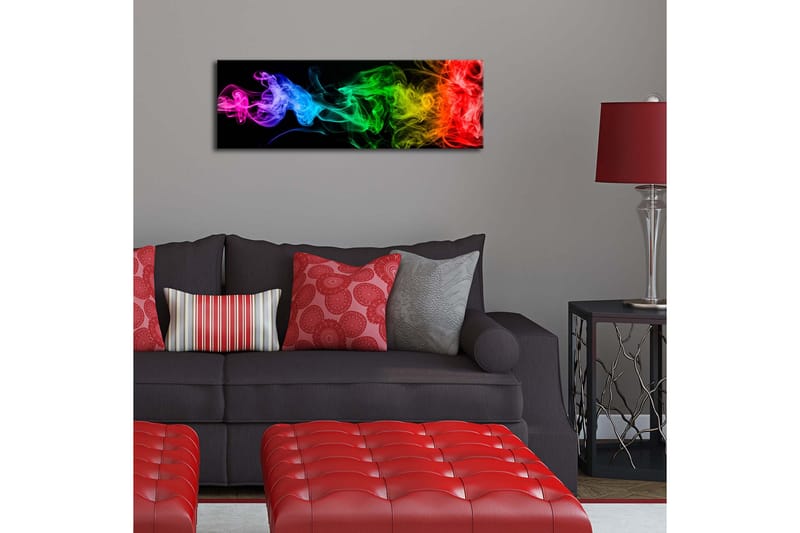 Dekorativt Canvas Maleri LED-belysning - Flerfarvet - Boligtilbehør - Billeder & kunst - Billeder på lærred