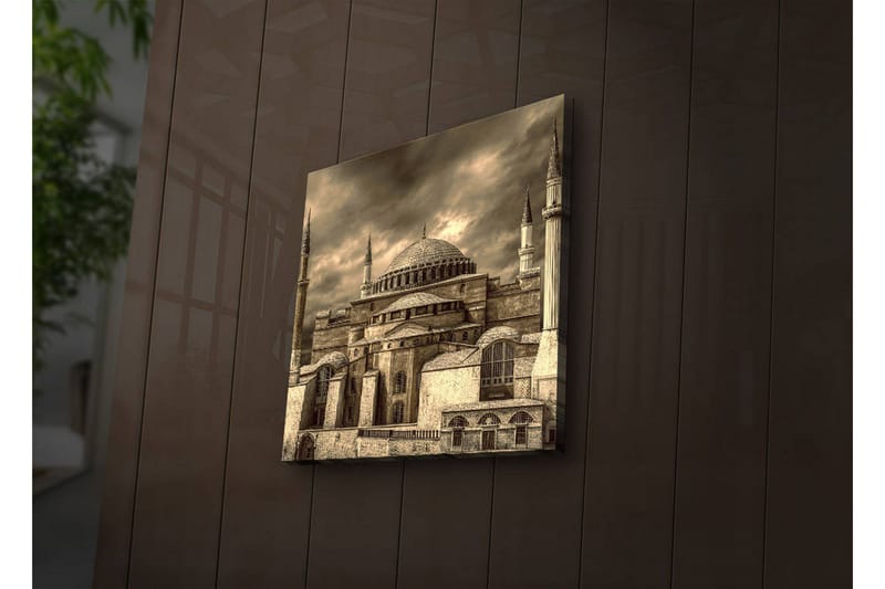 Dekorativt Canvas Maleri LED-belysning - Flerfarvet - Boligtilbehør - Billeder & kunst - Billeder på lærred